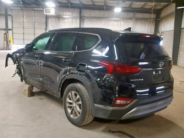 5NMS3CAD1KH054297 - 2019 HYUNDAI SANTA FE S BLACK photo 3