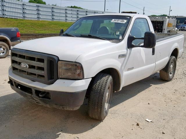 1FTWF30P75EB83530 - 2005 FORD F350 SRW S WHITE photo 2