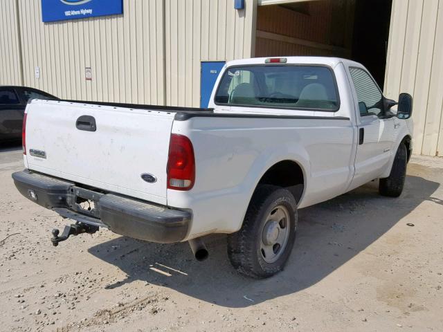 1FTWF30P75EB83530 - 2005 FORD F350 SRW S WHITE photo 4