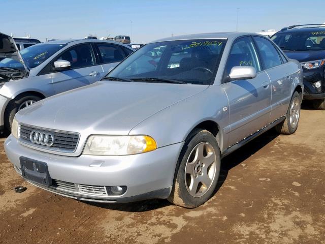 WAUDH68D71A136185 - 2001 AUDI A4 2.8 QUA SILVER photo 2