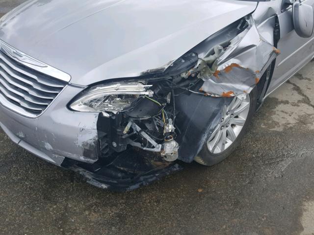 1C3CCBBB9DN608529 - 2013 CHRYSLER 200 TOURIN SILVER photo 9