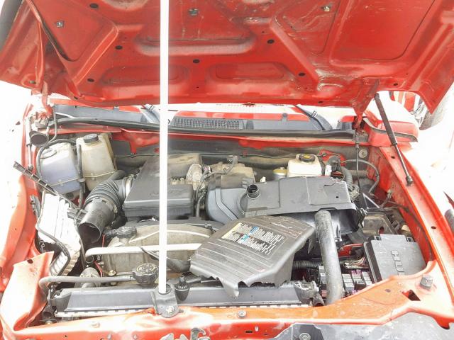 5GTEN13E288189406 - 2008 HUMMER H3 RED photo 7