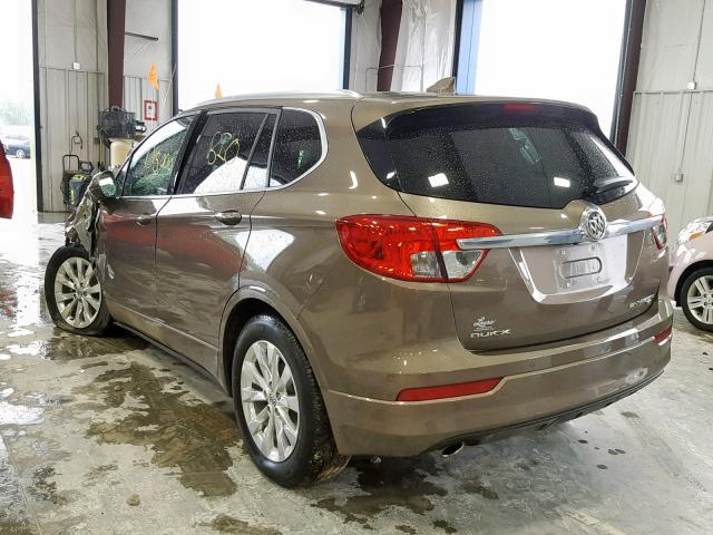 LRBFXDSA5HD098805 - 2017 BUICK ENVISION E BROWN photo 3