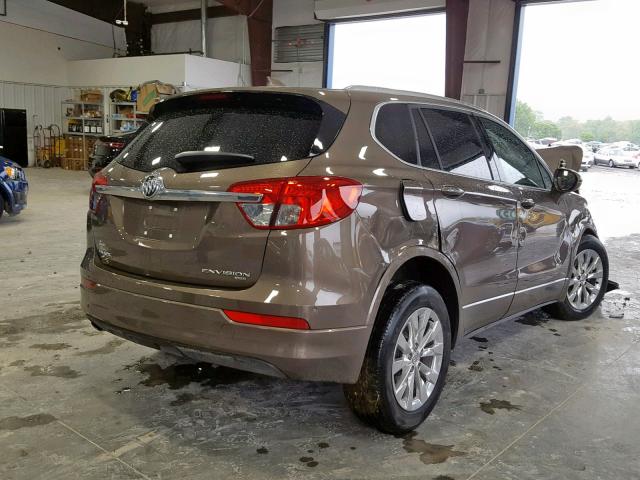 LRBFXDSA5HD098805 - 2017 BUICK ENVISION E BROWN photo 4