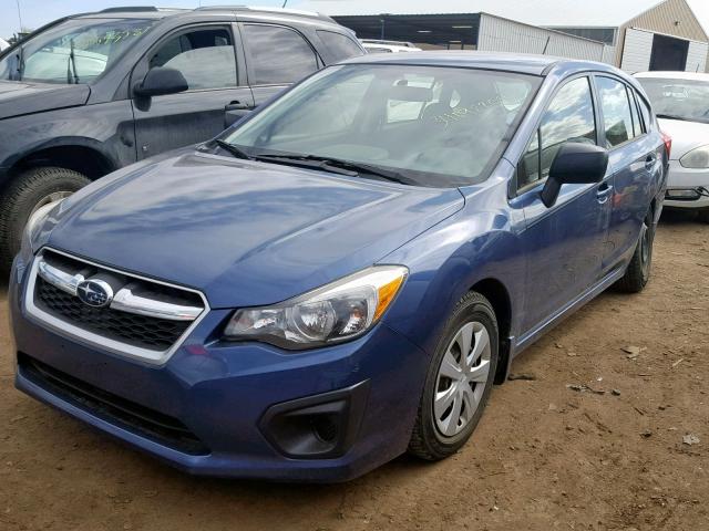 JF1GPAA6XD2884046 - 2013 SUBARU IMPREZA BLUE photo 2