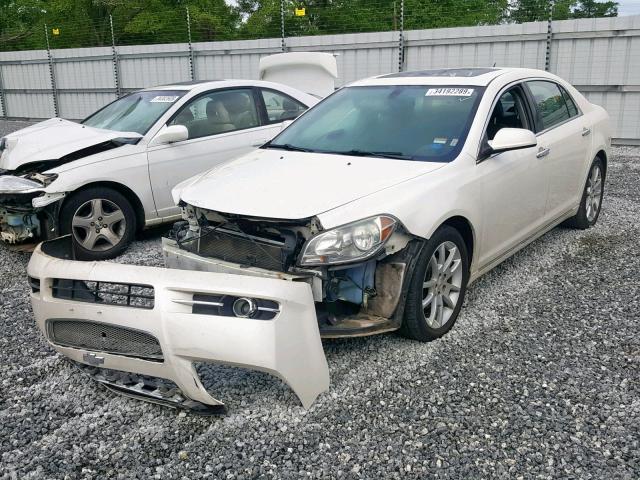 1G1ZE5EB5AF138902 - 2010 CHEVROLET MALIBU LTZ თეთრი ფოტო 2