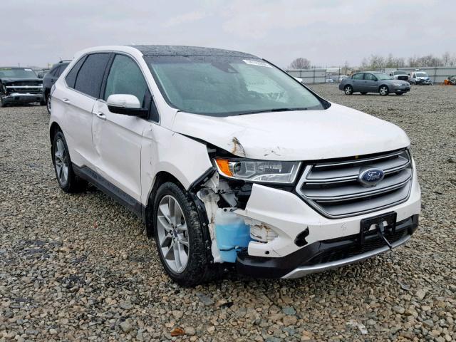 2FMPK4K86HBC41781 - 2017 FORD EDGE TITAN WHITE photo 1