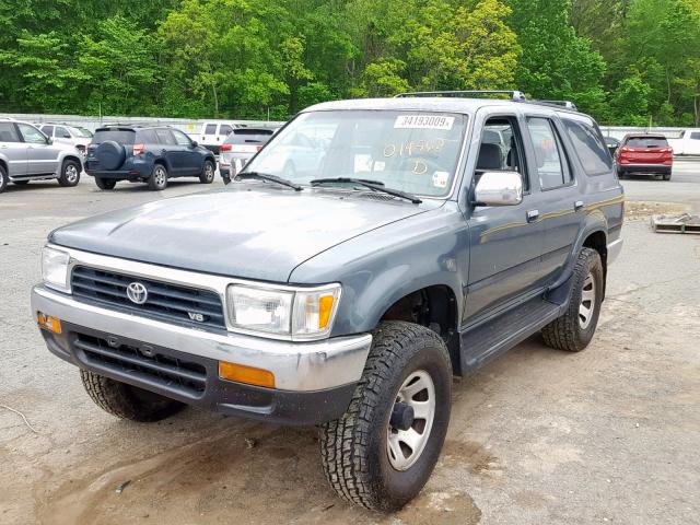 JT3VN29V0P0014562 - 1993 TOYOTA 4RUNNER VN TEAL photo 2