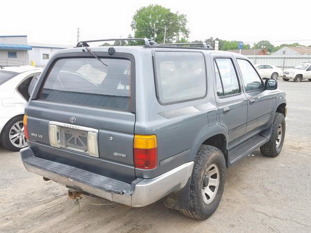 JT3VN29V0P0014562 - 1993 TOYOTA 4RUNNER VN TEAL photo 4