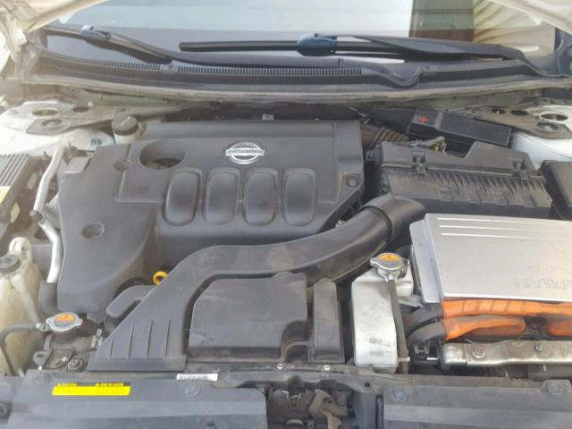 1N4CL21E98C189998 - 2008 NISSAN ALTIMA HYB WHITE photo 7