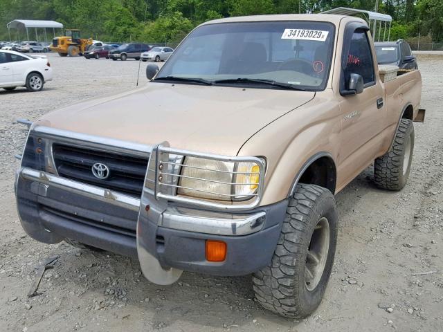 4TAPM62N2XZ540370 - 1999 TOYOTA TACOMA TAN photo 2