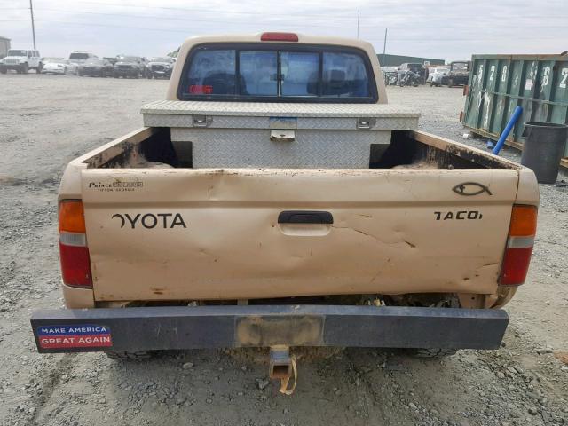 4TAPM62N2XZ540370 - 1999 TOYOTA TACOMA TAN photo 6