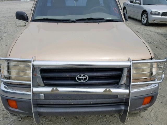 4TAPM62N2XZ540370 - 1999 TOYOTA TACOMA TAN photo 7