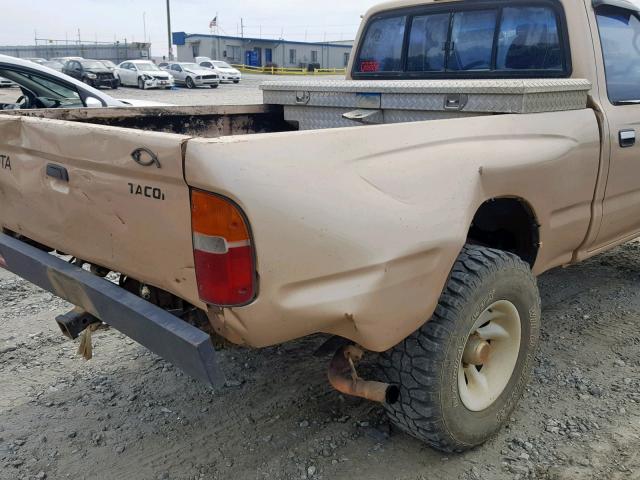 4TAPM62N2XZ540370 - 1999 TOYOTA TACOMA TAN photo 9