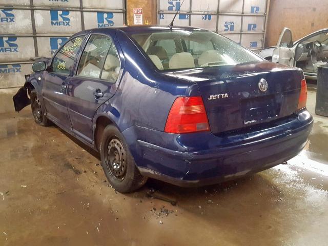 3VWRK69M63M040818 - 2003 VOLKSWAGEN JETTA GL BLUE photo 3