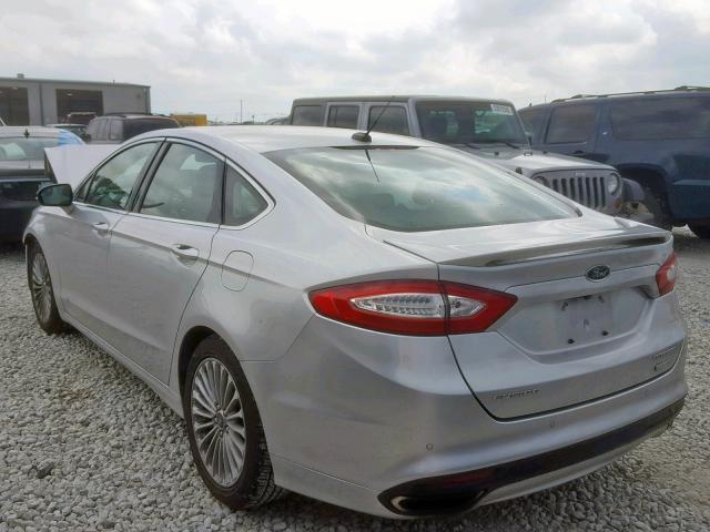 3FA6P0K96FR207525 - 2015 FORD FUSION TIT SILVER photo 3