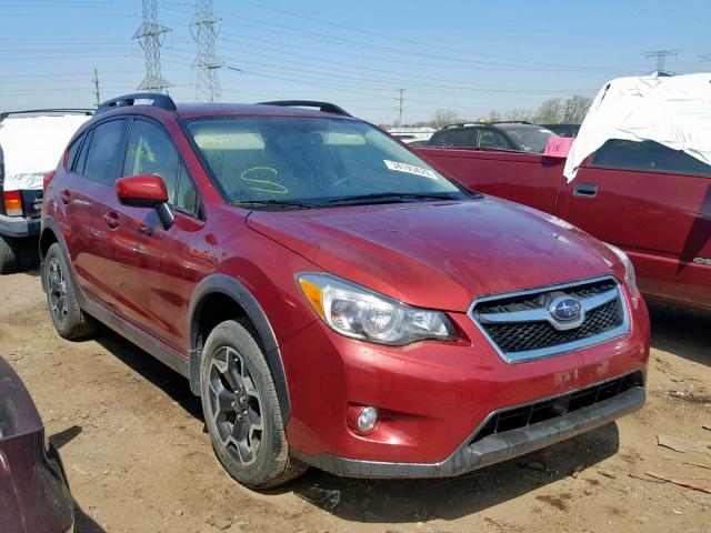 JF2GPACC3F8239673 - 2015 SUBARU XV CROSSTR RED photo 1