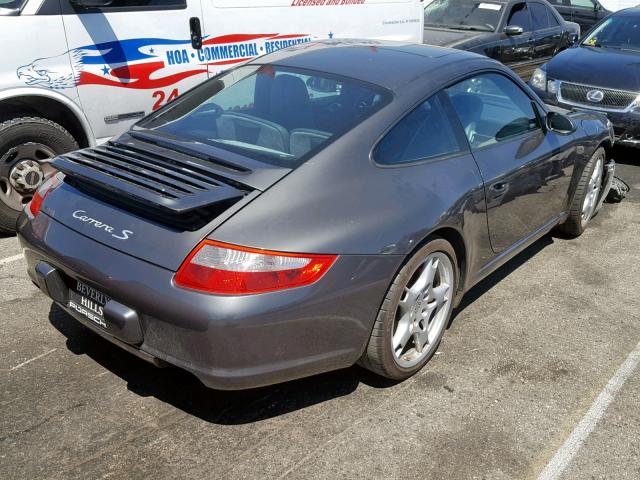 WP0AB29927S730891 - 2007 PORSCHE 911 CARRER GRAY photo 4