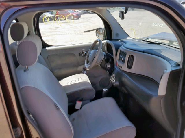 JN8AZ2KR5AT157268 - 2010 NISSAN CUBE BASE MAROON photo 5