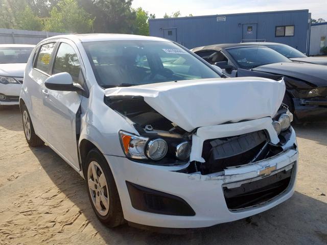 1G1JA6SH6E4210375 - 2014 CHEVROLET SONIC LS WHITE photo 1