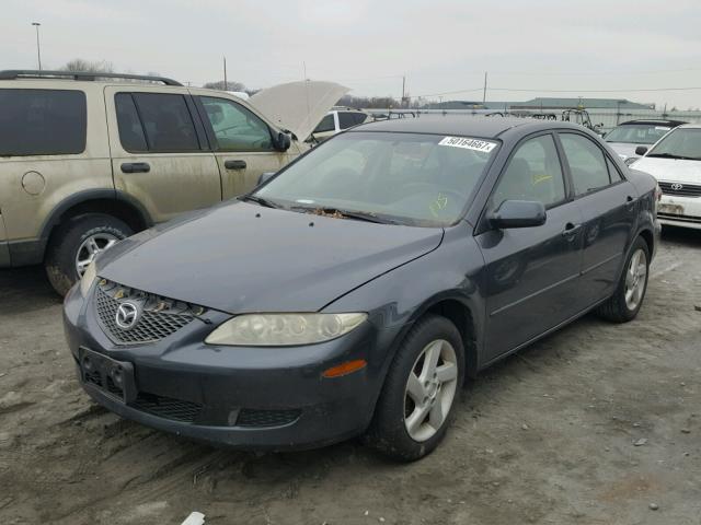 1YVP80CX35H40243 - 2003 MAZDA MAZDA6 GRAY photo 2