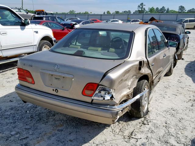 WDBJF72F5VA231280 - 1997 MERCEDES-BENZ E 420 GOLD photo 4