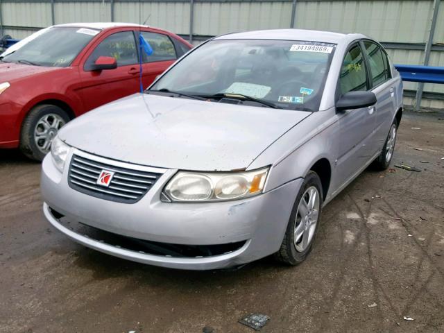 1G8AZ58FX7Z175274 - 2007 SATURN ION LEVEL SILVER photo 2