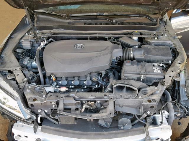 19UUB3F7XFA009150 - 2015 ACURA TLX ADVANC GRAY photo 7