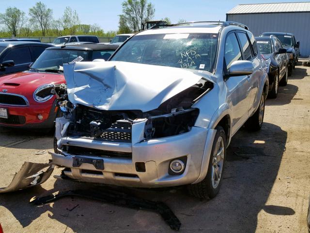 JTMRF4DV3A5031864 - 2010 TOYOTA RAV4 SPORT SILVER photo 2