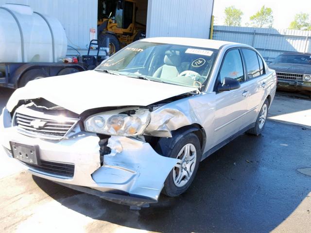 1G1ZS53F66F277345 - 2006 CHEVROLET MALIBU LS SILVER photo 2