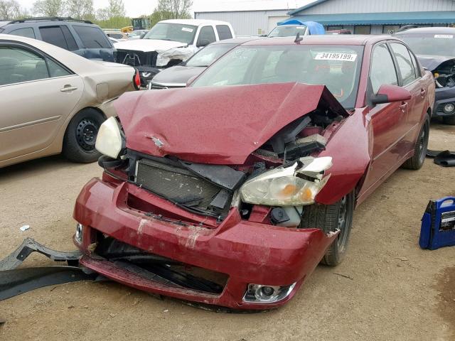 1G1ZU57N07F136347 - 2007 CHEVROLET MALIBU LTZ MAROON photo 2