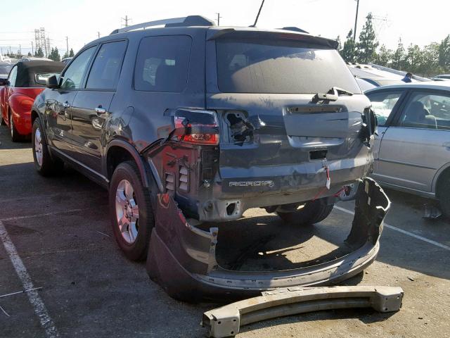 1GKKRPEDXBJ170807 - 2011 GMC ACADIA SLE GRAY photo 3