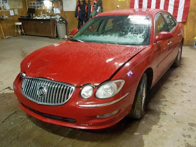 2G4WC582681184666 - 2008 BUICK LACROSSE C RED photo 2