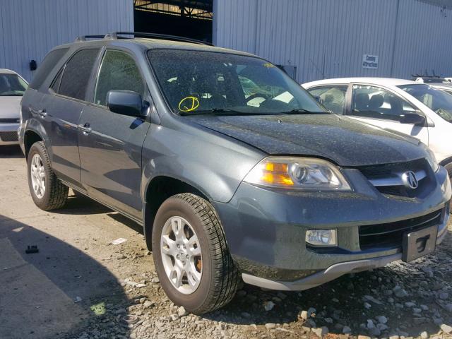 2HNYD186X6H537317 - 2006 ACURA MDX TOURIN GREEN photo 1