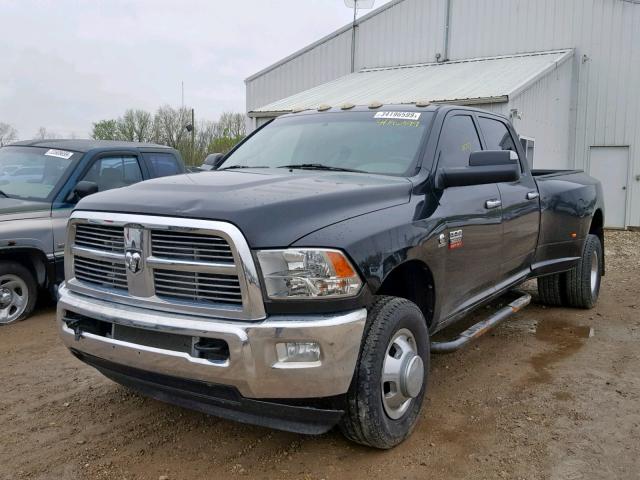 3D73Y4CL8AG156406 - 2010 DODGE RAM 3500 BLACK photo 2