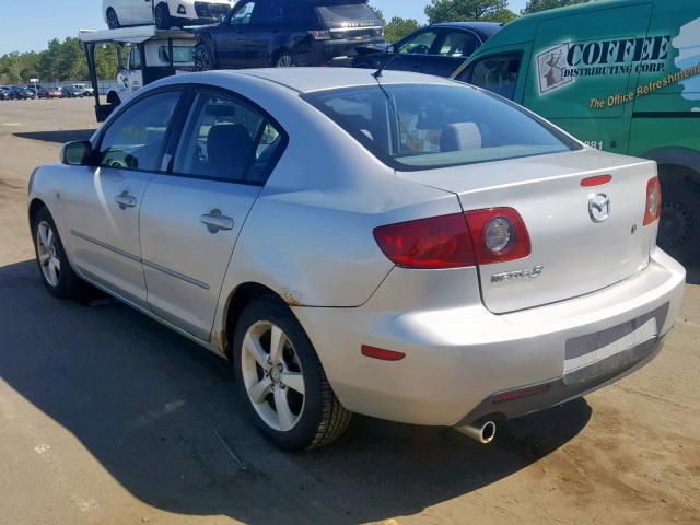 JM1BK12F251284114 - 2005 MAZDA 3 I SILVER photo 3