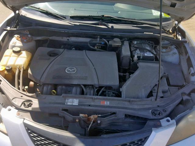 JM1BK12F251284114 - 2005 MAZDA 3 I SILVER photo 7