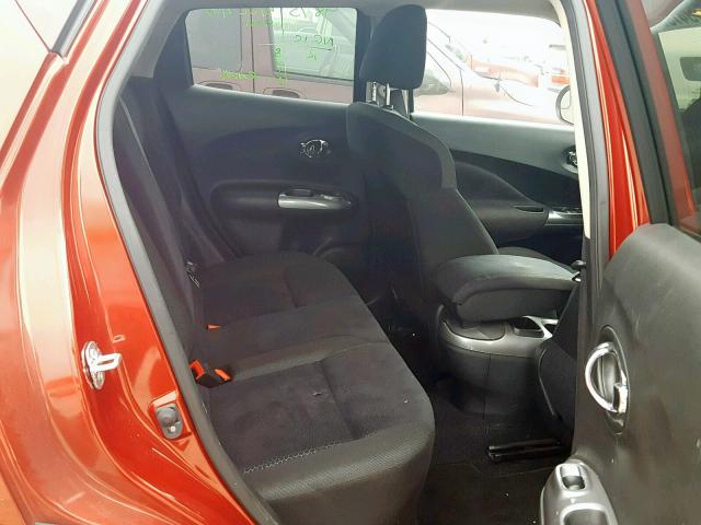 JN8AF5MR3ET453659 - 2014 NISSAN JUKE S RED photo 6