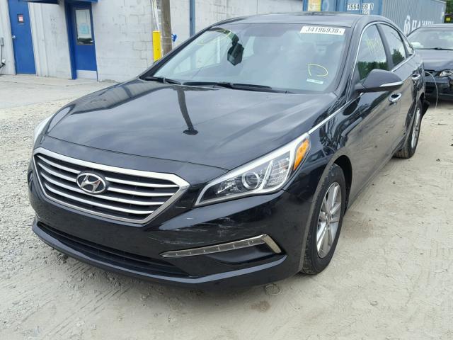 5NPE24AA6FH125286 - 2015 HYUNDAI SONATA ECO BLACK photo 2