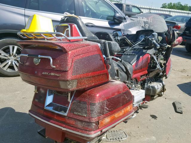 1HFSC2231XA102582 - 1999 HONDA GL1500 SE1 BURGUNDY photo 4