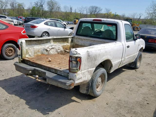 1FTYR10CXWUA46719 - 1998 FORD RANGER WHITE photo 4