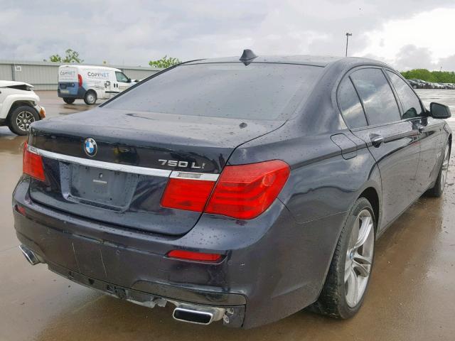 WBAKB8C5XBCY65937 - 2011 BMW ALPINA B7 BLUE photo 4