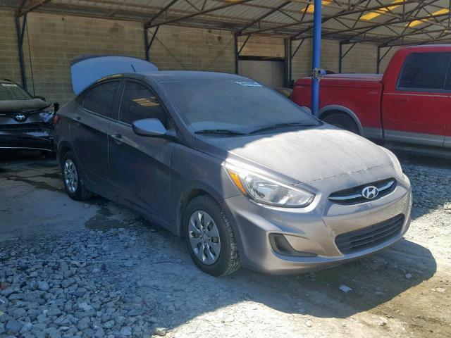 KMHCT4AE4GU007389 - 2016 HYUNDAI ACCENT SE GRAY photo 1