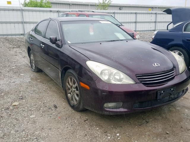 JTHBF30G325019054 - 2002 LEXUS ES 300 PURPLE photo 1