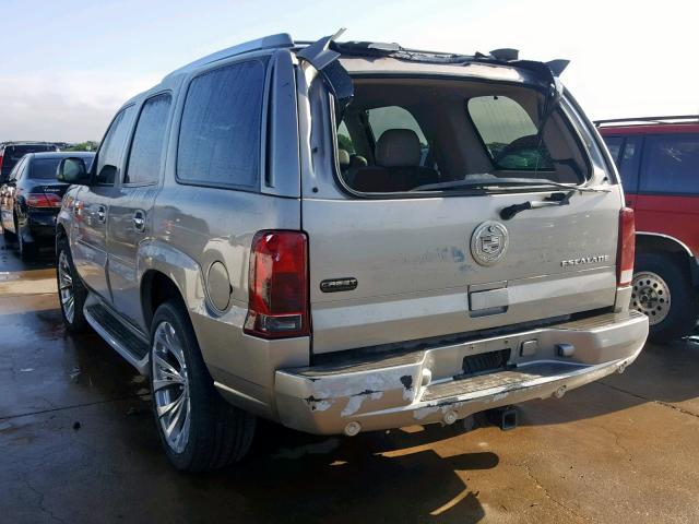 1GYEK63N33R172513 - 2003 CADILLAC ESCALADE L GRAY photo 3