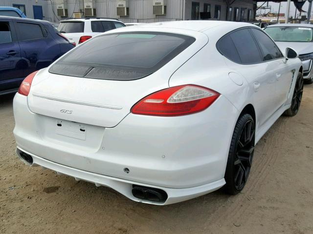 WP0AF2A79DL075844 - 2013 PORSCHE PANAMERA G WHITE photo 4