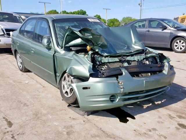 KMHCG45C35U616144 - 2005 HYUNDAI ACCENT GL GREEN photo 1