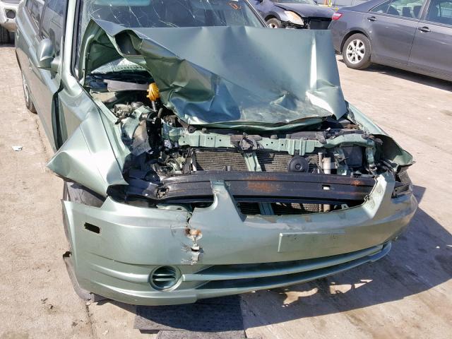 KMHCG45C35U616144 - 2005 HYUNDAI ACCENT GL GREEN photo 9