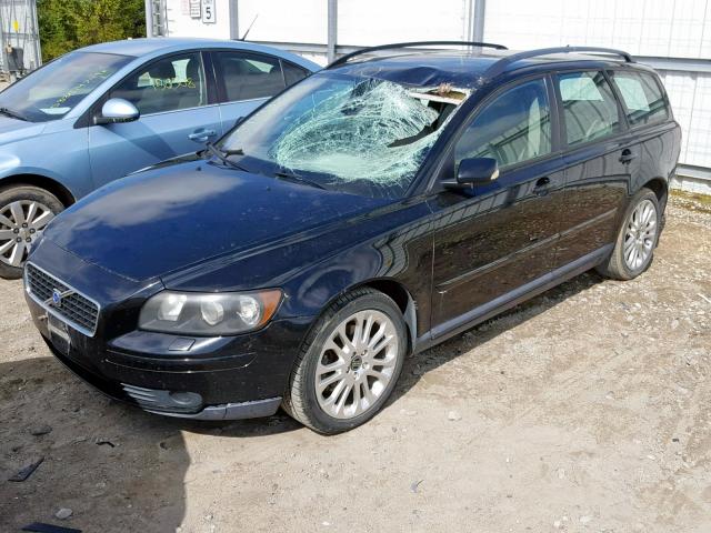 YV1MW682552049483 - 2005 VOLVO V50 T5 BLACK photo 2