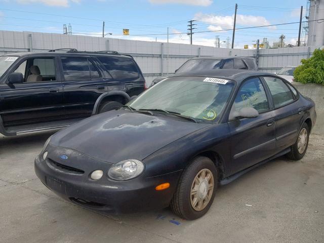 1FALP52U6VA168741 - 1997 FORD TAURUS GL BLACK photo 2